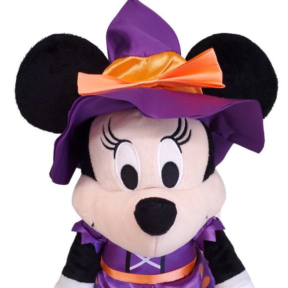 Halloween Minnie Mouse Witch Plush 18" Disney Minnie Mouse Stuffy - Picture 2 of 11